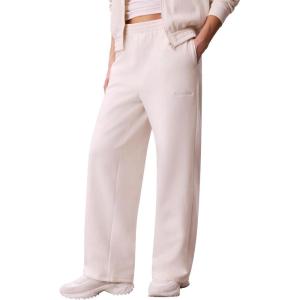 imageCalvin Klein Womens Brushed French Terry Straight Leg JoggersTofu