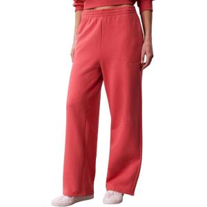 imageCalvin Klein Womens Brushed French Terry Straight Leg JoggersWine Blossom