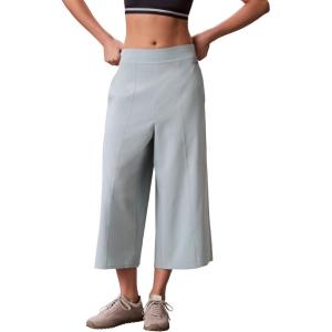 imageCalvin Klein Womens Commuter Capri Wide Leg PantsEther