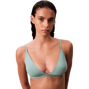 imageCalvin Klein Womens Form to Body Lightly Lined Triangle BraletteCharming Green
