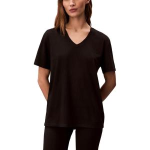 imageCalvin Klein Womens Performance Classic Fit VNeck TeeBlack