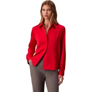 imageCalvin Klein Womens Satin ButtonDown ShirtAdrenaline Rush