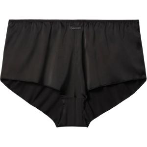 imageCalvin Klein Womens Signature Satin Boyshort PantyBlack