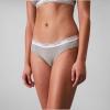 imageCalvin Klein Womens Balance Cotton Stretch Bikini Panties 3 PackBlackGrey HeatherCedar