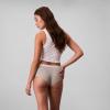 imageCalvin Klein Womens Balance Cotton Stretch Boyshort Panties 3 PackSpeakeasyWhiteGrey Heather