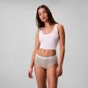 imageCalvin Klein Womens Balance Cotton Stretch Boyshort Panties 3 PackSpeakeasyWhiteGrey Heather