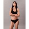 imageCalvin Klein Womens Microfiber Seamless Rib Bikini Panties 3 PackBlack Ice Water Scorched Denim