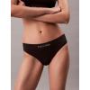 imageCalvin Klein Womens Microfiber Seamless Rib Bikini Panties 3 PackBlack Ice Water Scorched Denim