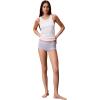 imageCalvin Klein Womens Motive Cotton Boyshort Panties 3 PackShorelineCasual BlueWhite