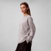 imageCalvin Klein Womens Performance Classic Fit Crewneck Long Sleeve TeeGrey Heather
