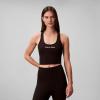 imageCalvin Klein Womens Performance Logo Low Impact Longline Sports BraBlack
