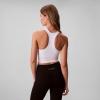 imageCalvin Klein Womens Performance Logo Low Impact Longline Sports BraWhite