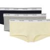 imageCalvin Klein Womens Balance Cotton Stretch Boyshort Panties 3 PackShorelineGrey HeatherFrench Vanilla