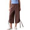 imageCalvin Klein Womens Commuter Capri PantsBotanical Brown