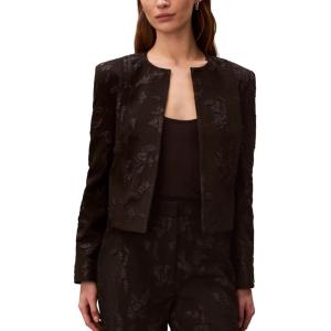 imageCalvin Klein Womens Cloque JacketBlack Floral W Cloque Jacquard