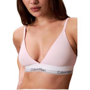 imageCalvin Klein Womens Icon Cotton Modal Lightly Lined Triangle BraletteCradle Pink