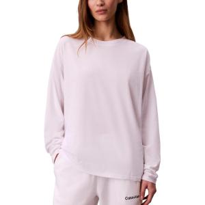 imageCalvin Klein Womens Performance Classic Fit Crewneck Long Sleeve TeeBrilliant White