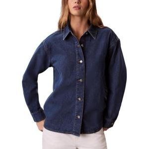 imageCalvin Klein womens Denim Shirt JacketStorm Blue