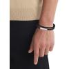 imageCalvin Klein Mens Industrial Facets Leather Bracelet Minimalist Design  Fashion Statement for Everyday Wear  Gift for HimBlack