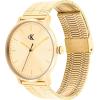 imageCalvin Klein Mens CK Real Quartz Watch  Slim Case Bracelet Minimalist Dial Water Resistant Up to 30m  Modern Classic Timepiece  Gift for Him 42mmGold Plated