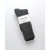 imageCalvin Klein Mens 3 Pack Cotton Rich Casual Rib SockCharcoalBlackOxford