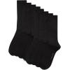 imageCalvin Klein Mens Cotton Blend Dress Crew Socks 8PackAll Black