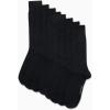imageCalvin Klein Mens Cotton Blend Dress Crew Socks 8PackBlack Texture