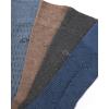 imageCalvin Klein Mens Cotton Blend Dress Crew Socks 8PackBlue Grey