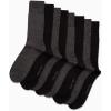 imageCalvin Klein Mens Cotton Blend Dress Crew Socks 8PackGreyBlack