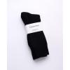 imageCalvin Klein Mens Crew Dress Socks 4PackBlack Solid