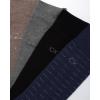 imageCalvin Klein Mens Crew Dress Socks 4PackBlue Multi