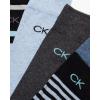 imageCalvin Klein Mens Crew Dress Socks 4PackDenim Assorted