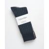imageCalvin Klein Mens Crew Dress Socks 4PackDenimOatmeal Solid