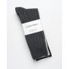 imageCalvin Klein Mens Crew Dress Socks 4PackGrey Heather Solid