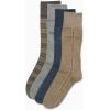imageCalvin Klein Mens Crew Dress Socks 4PackWheat Assorted