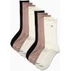 imageCalvin Klein Mens Crew Socks  10 Pack Cushioned Athletic Performance Breathable Running and Sports Crew Socks for MenIvory Assorted