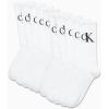 imageCalvin Klein Mens Crew Socks  10 Pack Cushioned Athletic Performance Breathable Running and Sports Crew Socks for MenWhite Light Grey Logo