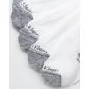 imageCalvin Klein Mens Crew Socks  10 Pack Cushioned Athletic Performance Breathable Running and Sports Crew Socks for MenWhiteGrey