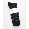 imageCalvin Klein Mens Crew Socks  4 Pack Soft Cotton Blend Cushioned Crew Dress Socks for Men for Formal Casual and Work WearBlack Pattern