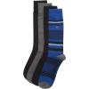 imageCalvin Klein Mens Crew Socks  4 Pack Soft Cotton Blend Cushioned Crew Dress Socks for Men for Formal Casual and Work WearBlue Stripe Multi