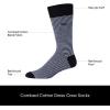 imageCalvin Klein Mens Crew Socks  4 Pack Soft Cotton Blend Cushioned Crew Dress Socks for Men for Formal Casual and Work WearGreyBlue Multi