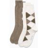 imageCalvin Klein Mens Crew Socks  4 Pack Soft Cotton Blend Cushioned Crew Dress Socks for Men for Formal Casual and Work WearTan Argyle