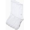 imageCalvin Klein Mens Crew Socks  5 Pack MoistureWicking Cushioned Athletic Crew Socks for Men for Running amp WorkoutAll White