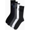 imageCalvin Klein Mens Crew Socks  5 Pack MoistureWicking Cushioned Athletic Crew Socks for Men for Running amp WorkoutGrey Assorted