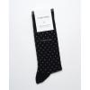 imageCalvin Klein Mens Crew Socks  Soft Cotton Blend Cushioned Comfort Mens Dress Socks for Work and Casual WearBlack Pin Dot