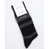 imageCalvin Klein Mens Crew Socks  Soft Cotton Blend Cushioned Comfort Mens Dress Socks for Work and Casual WearBlack Stripe