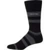 imageCalvin Klein Mens Dress Lightweight Stretch Crew Socks 2PackBlack Stripe