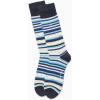 imageCalvin Klein Mens Dress Lightweight Stretch Crew Socks 2PackBlue Stripe