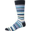 imageCalvin Klein Mens Dress Lightweight Stretch Crew Socks 2PackBlue Stripe