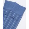 imageCalvin Klein Mens Dress Socks  1 Pair Lightweight Stretch Soft Work Crew Socks for Men for Casual Business amp Formal AttireBlue Multi